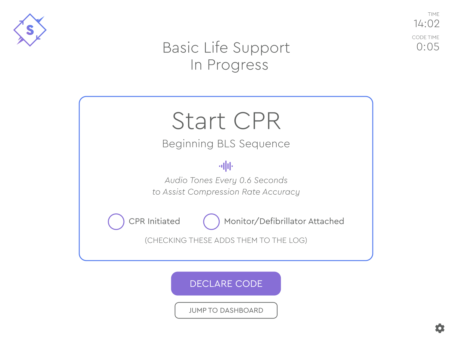 Project image for Synchronize, Start CPR Screen on iPad Pro.